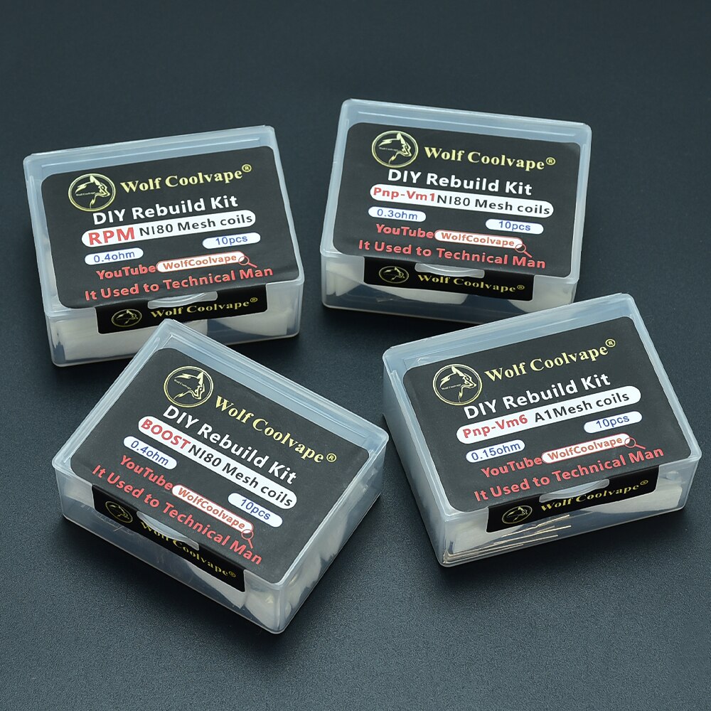 DIY Rebuild Kit VINCI VM1 0.3ohm RPM 0.4ohm Aegis Boost Ni80 0.4ohm ޽  PNP-VM6 0.15ohm A1 ޽ 